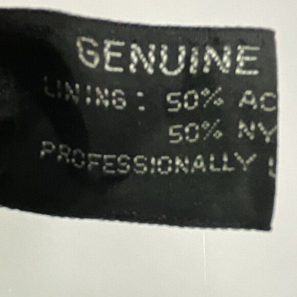 Georgetown Leather Design Black Genuine Leather Skirt, size 11/12 (see msrmnts) - Picture 7 of 9